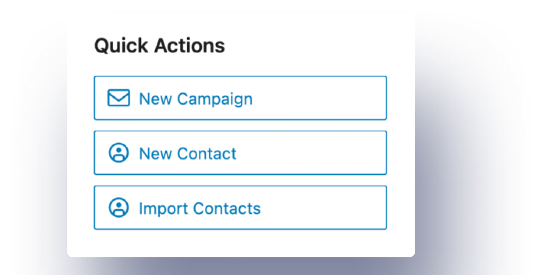 Quick actions