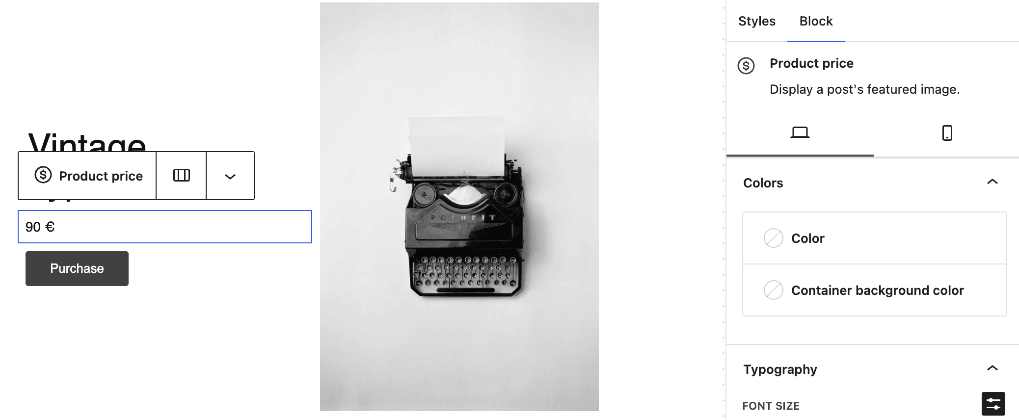 Product price block for WooCommerce - MailerPress