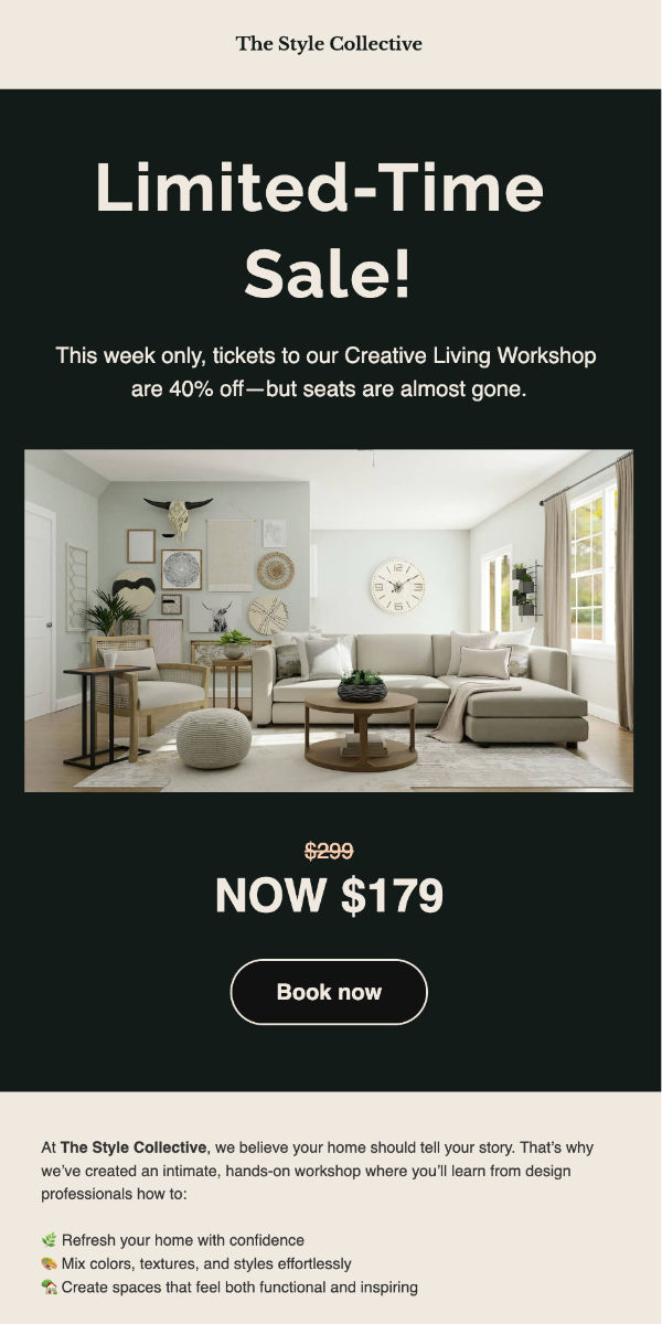 The Style Collective – Limited-Time Sale Template