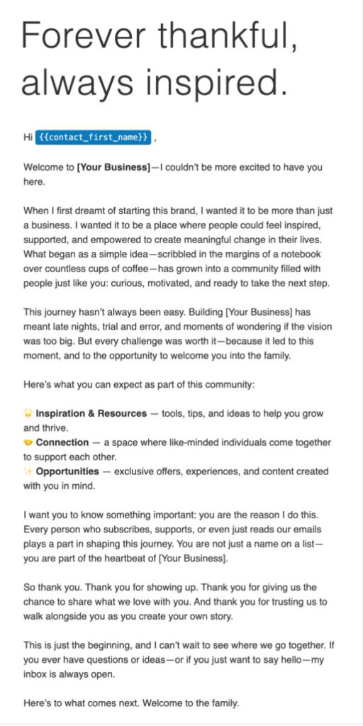 Eloise Tania – Personnel et inspirant