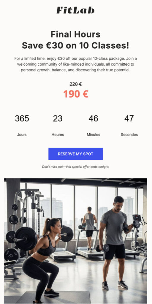 FitLab – Le fitness personnalisé