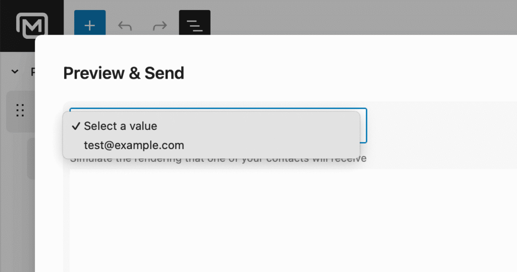 Preview merge tags - MailerPress
