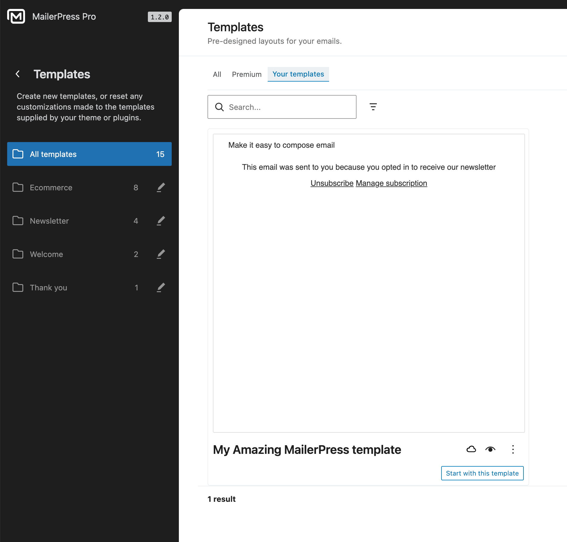MailerPress custom templates library