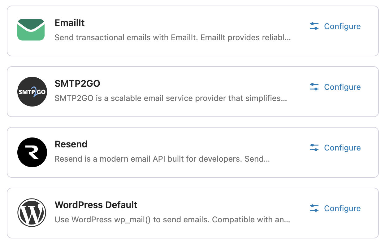 mailerpress pro emailit smtp2go resent wp mail